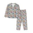 thumbnail image 1 of Fotbe truck car Pattern Long Sleeve Pajama Set for Women,Sleepwear Set,2-piece Loungewear Set,Soft PJs Comfy Nightwear with Pockets-Medium, 1 of 7
