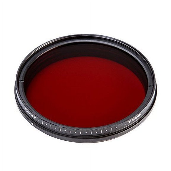 Fotga 52mm Six-in-One Adjustable Infrared IR Pass X-Ray Lens Filter 530nm to 750nm