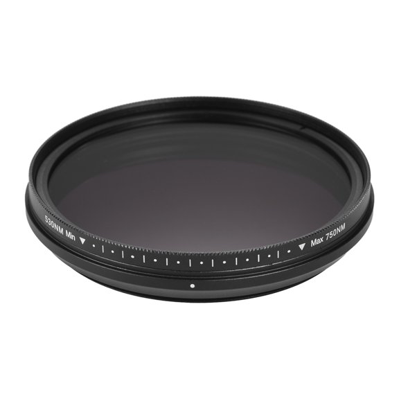 Fotga Lens Plate,IR Pass X-Ray Filter IR Pass DSLR Camera 750nm Compatible DSLR Variable 530nm 750nm Filter Variable 530nm 67mm Adjustable X-Ray Lens Filter Adjustable Infrared Filter dsfen