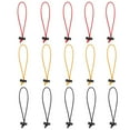 thumbnail image 1 of Foto&Tech 15-Pack Multipurpose 3mm Extra Long Toggle Tie/Elastic Cable Tie&Organizer/Adjustable Cable Strap/Instant Clutter Killer/Tangle Tamer/Cable Management for Cord&Cable Reusable (Red+BK+Orange), 1 of 6