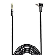 Foto&Tech 16 FT/5 Meter 3.5 mm to Male Flash PC Sync Cable with Screw Lock Suitable for Nikon, Canon, and most DSLR cameras Flash Trigger