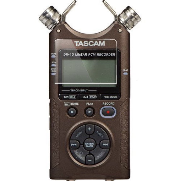 Foto&Tech 3 Pieces Crystal Clear HD LCD Screen Protector for Tascam DR-40 4-Track Handheld Digital Audio Recorder Bubble Free Multi-Layer Anti-Smudge Coating / Easy to Apply