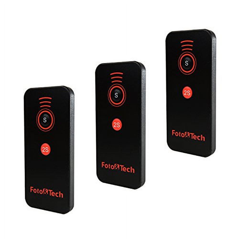 Foto&Tech 3PC IR Wireless Remote Control Compatible with Sony A7R IV ...