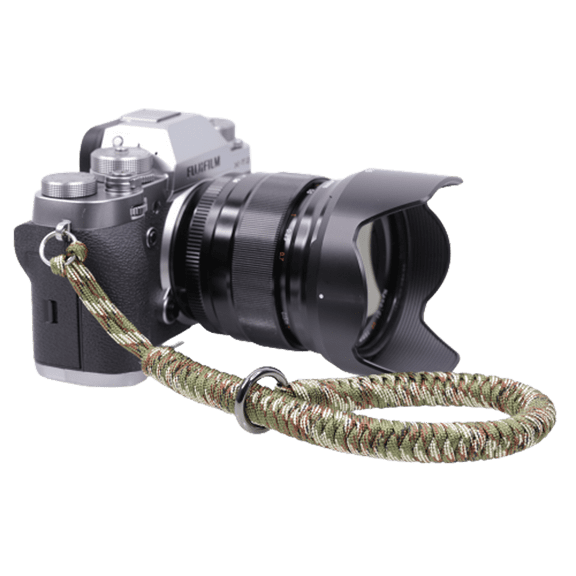 Foto&Tech Adjustable Braided Camera Wrist Strap Universal Paracord (Camo)