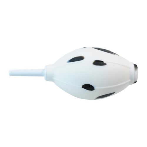 Foto&Tech Brilliant Series White Squeeze-Bulb Air Blaster Dust Blower with Booster / Superior Cleaner for Digital SLR Camera, Lens, Watch, Keyboard, Cell Phone, Computer Laptop PC and Screen