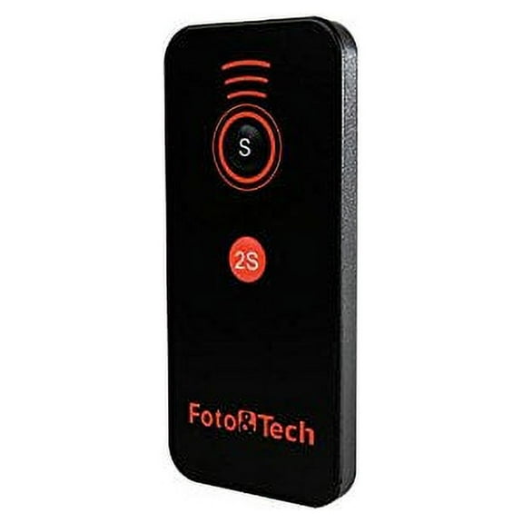 Foto&Tech IR Wireless Remote Control Compatible with Sony A7R IV III II,A7III A9 A7 II A7 A7R A7S A6600 A6500 A6400 A6300 A6000 A55 A65 A77 A99 A900 A700 A580 A560 A550 A500 NEX-7 NEX-6 NEX5T NEX-5R