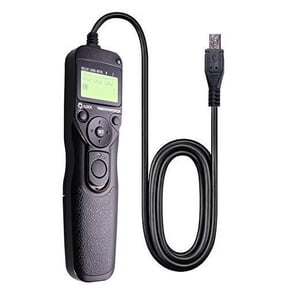 Foto&Tech LCD Timer Remote Control Cord Compatible with CANON T7i T6i T6S SL3 SL2 SL1 T5 T5i T4i T3i T3 XT XTi XSi,EOS RP R M6 700D 650D 600D 80D 70D 60D 77D,PowerShot G16 G15 G12 G11 G10 G1 X&Pentax