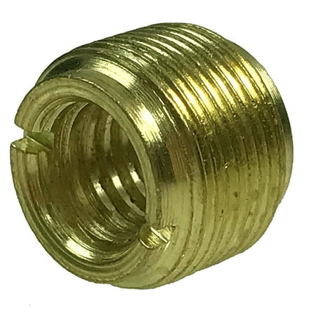 Foto&Tech Light Gold Metal Adapter 5/8-inch Male to 3/8-inch Female Mic Screw for Microphone Stand