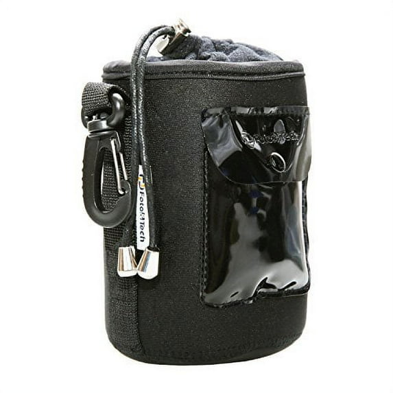 Foto&Tech MEDIUM Size 5MM EXTRA THICK WATERPROOF Rain Cover Neoprene Lens and Flannel Collar Lens Bag with Adjustable Drawstring and Swivel Clip for Canon Nikon Sony Pentax Olympus Panasonic Sigma Tam