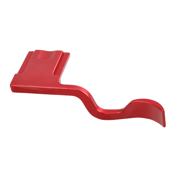 Foto&Tech Metal Hot Shoe Thumb Grip for Slow Shutter Speeds and Stable Thumb Rest, Compatible with Fujifilm Fuji XT-1 XT-2 XT-3 XT-4, XT4 XT3 XT2 XT1, X-T30 XT20 XT10 (Red)
