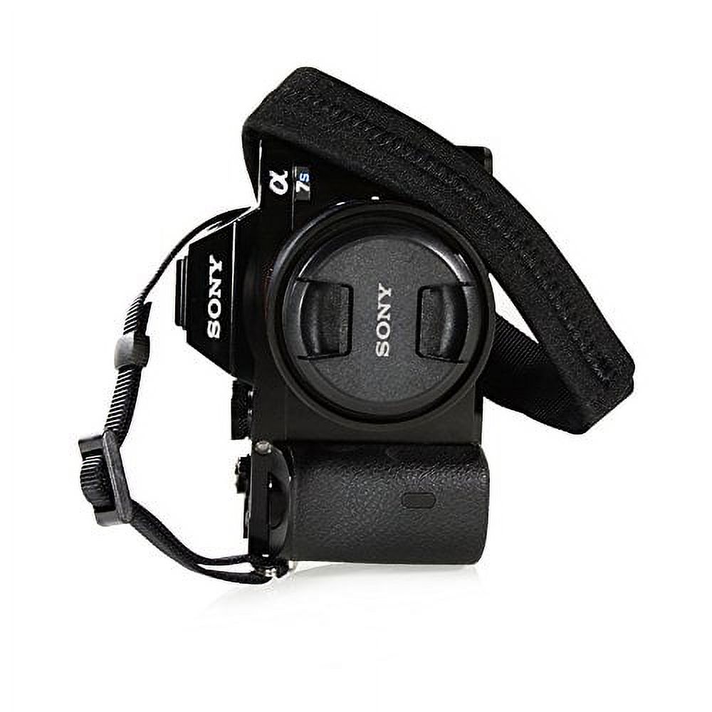 Foto&Tech Padded Neck Shoulder Strap with Black Grosgrain Ties for Fujifilm Samsung Sony Olympus Panasonic Canon Nikon Pentax Compact Cameras Point and Shoots Cameras - image 1 of 4