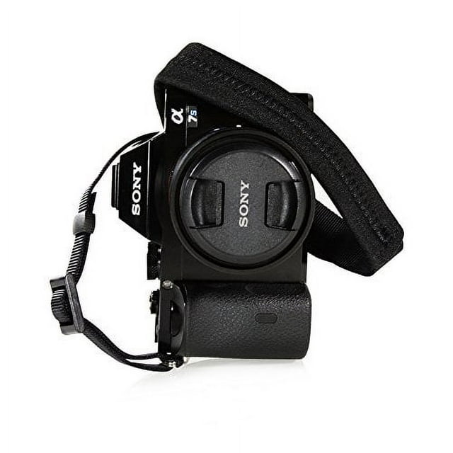 Foto&Tech Padded Neck Shoulder Strap with Black Grosgrain Ties for Fujifilm Samsung Sony Olympus Panasonic Canon Nikon Pentax Compact Cameras Point and Shoots Cameras