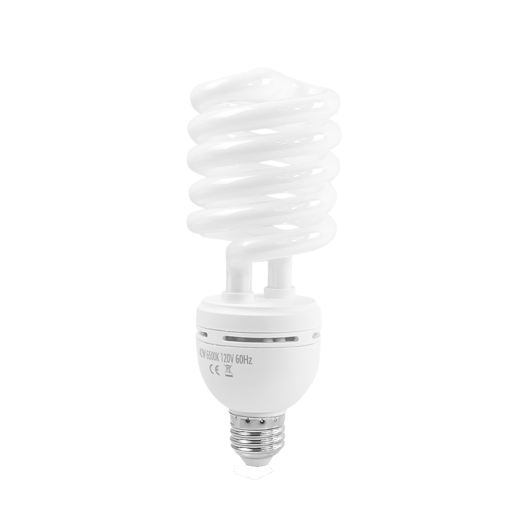 Foto&Tech Photography Daylight Bulb 42W 6500K 110V White Spiral
