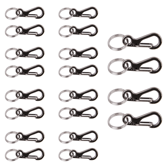 Foto&Tech Small Camera Quick Release Adapter Clip Set for Camera with Round Strap Lugs for Camera Strap Compatible with Canon Nikon Sony Mirrorless Camera, 33lb Breaking Force (10 Sets, Gray)