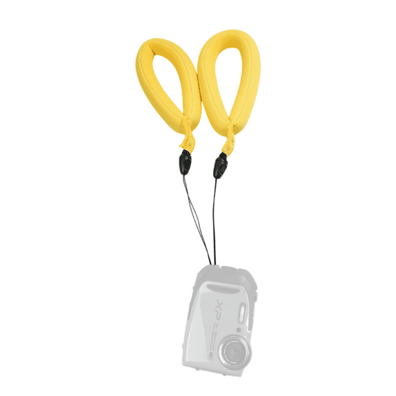 Foto&Tech Yellow Camera Float Strap for Underwater Camera, Waterproof Wristband Hand Grip Lanyard, Compatible with GoPro Nikon Canon Sony Pentax Camcorders Panasonic Fujifilm Keys (2 Pieces)