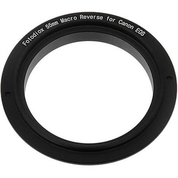 Fotodiox Macro-Reverse-EOS-55mm 55 mm Macro Reverse Adapter for Mounting Lenses with Cameras Filter Thread