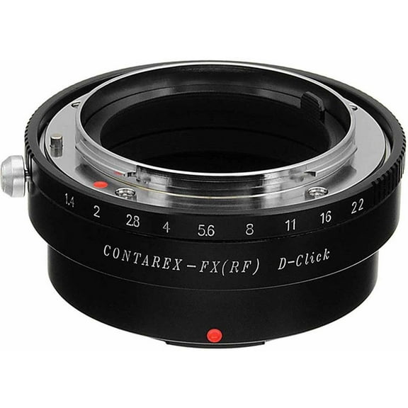Fotodiox Mount Adapter with De-Clicked Aperture Control Dial for Contarex Lens to Fujifilm X-Mount Camera