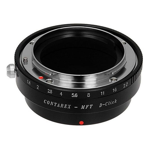 Fotodiox CRX-MFT-P-Dclk Pro Lens Mount Adapter - Contarex SLR Lens To Micro Four Thirds Mount Mirrorless Camera Body with Built in Aperture Control Dial