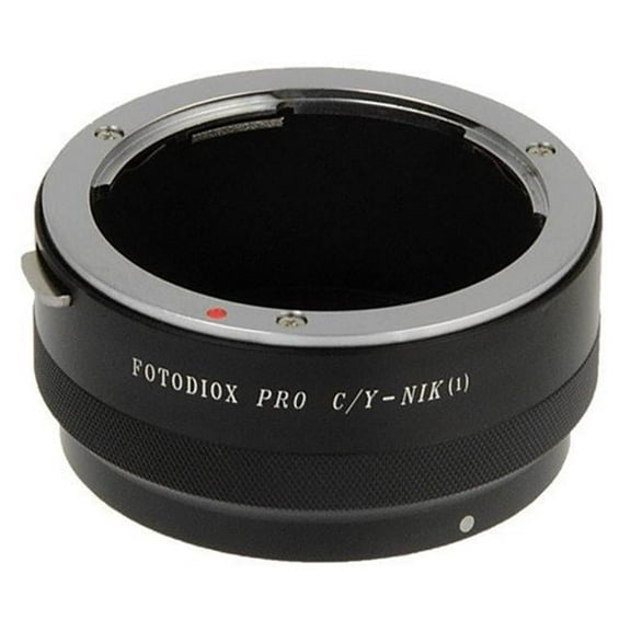 Fotodiox CY-N1-P Pro Lens Mount Adapter - Contax-Yashica SLR Lens To Nikon 1-Series Mirrorless Camera Body