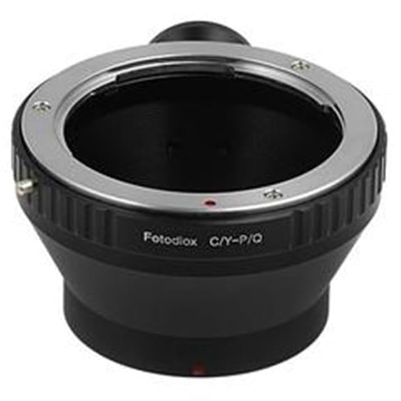 Fotodiox CY-PQ Lens Mount Adapter - Contax & Yashica SLR Lens To Pentax Q Mount Mirrorless Camera Bodies