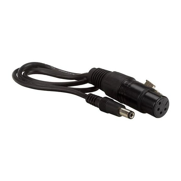 Fotodiox Cable-C1-DC-FXLR 17 in. Power Adapter Cable for 4-Pin XLR Female to 2.1 mm Barrel DC