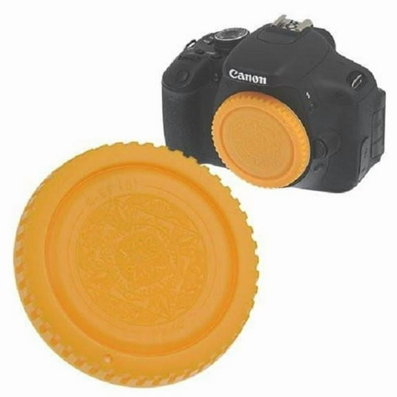 Fotodiox Cap-Body-Nikon-Yellow Designer Body Cap for Nikon F-Mount Camera, Yellow