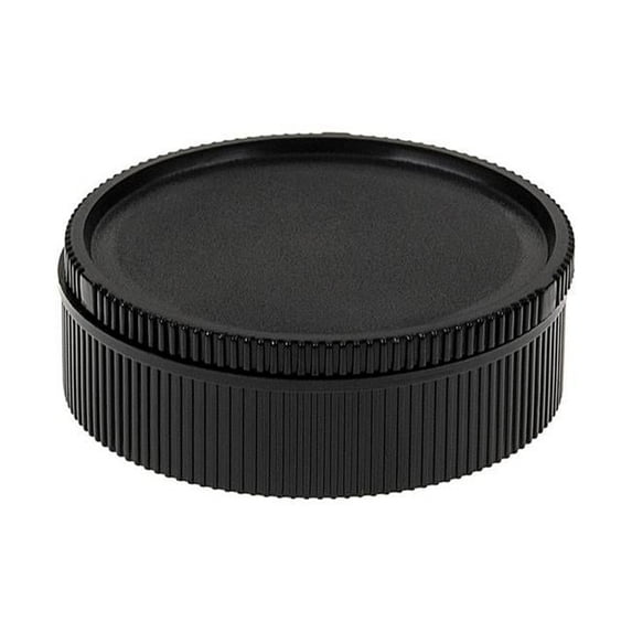 Fotodiox Cap-Set-LR-BLK Camera Body & Rear Lens Cap Set for Leica Camera & Lens, Black