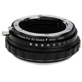 Fotodiox NikG-FXRF-DLX-Stretch DLX Series Stretch Adapter Nikon G Lens to Fuji X Mount Mirrorless Camera Mount Adapter