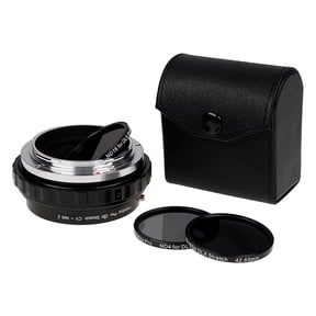 Fotodiox DLX Stretch Lens Adapter - Compatible with Contax/Yashica (CY) SLR Lens to Nikon Z Mount Mirrorless Cameras - with Macro Focusing Helicoid and Magnetic Drop-In Filters