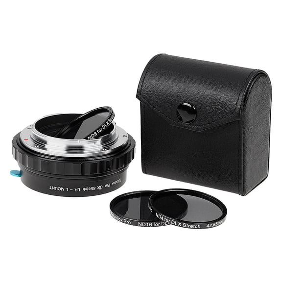 Fotodiox DLX Stretch Lens Adapter - Compatible with Leica R Lens to L-Mount Alliance Mirrorless Cameras with Macro Focusing Helicoid and Magnetic Drop-In Filters