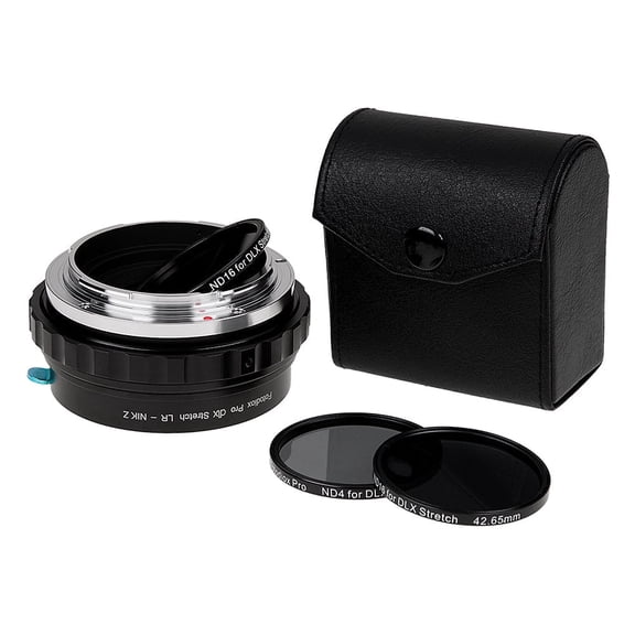 Fotodiox DLX Stretch Lens Adapter - Compatible with Leica R SLR Lens to Nikon Z Mount Mirrorless Cameras - with Macro Focusing Helicoid and Magnetic Drop-In Filters