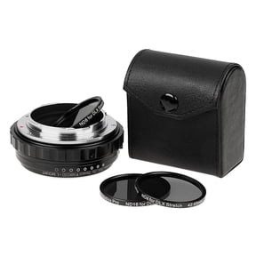 Fotodiox DLX Stretch Lens Adapter - Compatible with Nikon F Mount G-Type Lens to L-Mount Alliance Mirrorless Cameras with Macro Focusing Helicoid and Magnetic Drop-In Filters
