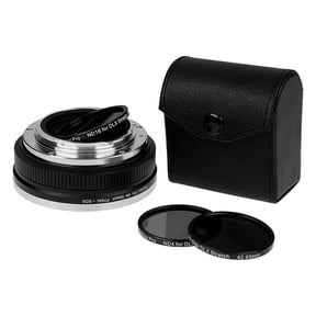 Fotodiox DLX Stretch Lens Adapter - Compatible with Pentax 645 (P645) Mount SLR Lens to Canon EF Mount D/SLR Cameras - with Macro Focusing Helicoid and Magnetic Drop-In Filters