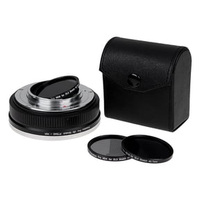 Fotodiox DLX Stretch Lens Adapter - Compatible with Pentax 645 (P645) Mount SLR Lens to Nikon F Mount D/SLR Cameras - with Macro Focusing Helicoid and Magnetic Drop-In Filters