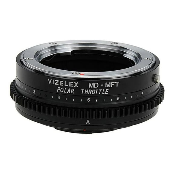 Fotodiox EOS-MFT-P-PlrThrtl Vizelex Polar Throttle Lens Mount Adapter - Canon EOS to Micro 4 by 3