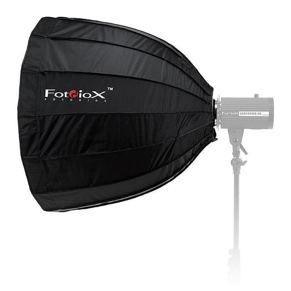 Fotodiox EZPro-Deep-28in-Speedotron 28 in. Deep EZ-Pro Parabolic Softbox with Speedring for Speedotron Black & Brown Line