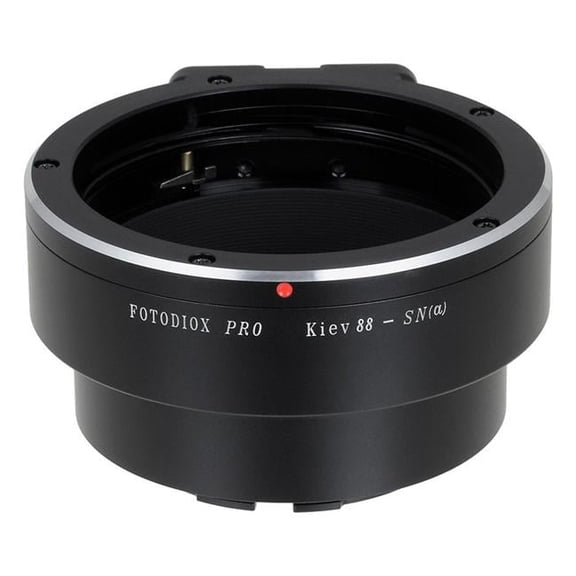 Fotodiox K88-SnyA-Pro Pro Lens Mount Adapter - Kiev 88 SLR Lens To Sony Alpha A-Mount SLR Camera Body