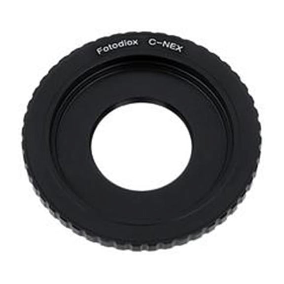 Fotodiox C-SnyE Lens Mount Adapter - C-Mount CCTV - Cine Lens To Sony Alpha E-Mount Mirrorless Camera Body