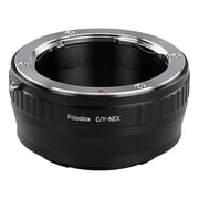 Fotodiox Lens Mount Adapter - Contax/Yashica CY SLR Lens to Sony Alpha E-Mount Mirrorless Camera Body