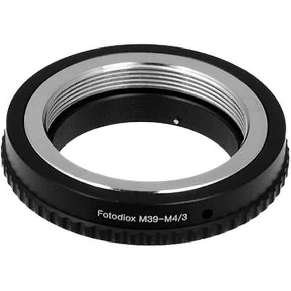 Fotodiox Lens Mount Adapter - M39/L39 Screw Mount SLR Lens to Micro Four Thirds (MFT, M4/3) Mount Mirrorless Camera Body