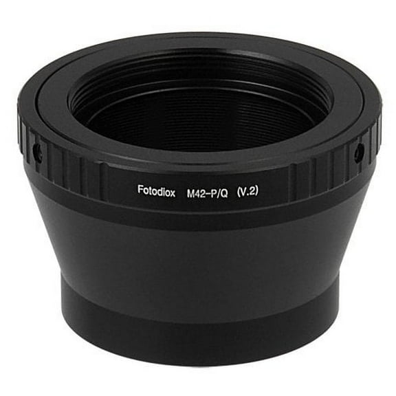 Fotodiox Lens Mount Adapter - M42 Type 2 Screw Mount SLR Lens to Pentax Q (PQ) Mount Mirrorless Camera Bodies