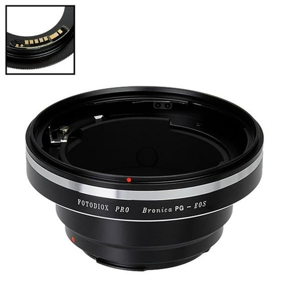 Fotodiox PG-EOS-Pro-FC10 Lens Mount Adapter with Bronica Mount SLR Lenses to Canon EOS SLR Camera Body