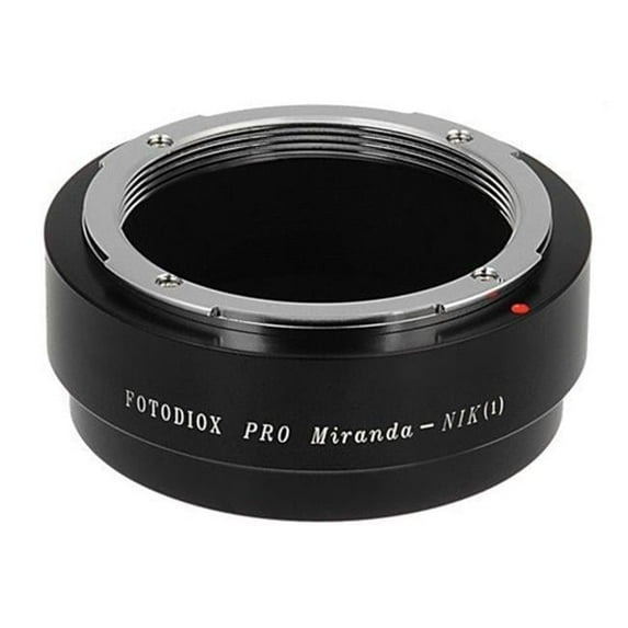 Fotodiox MIR-N1-P Pro Lens Mount Adapter - Miranda SLR Lens To Nikon 1-Series Mirrorless Camera Body