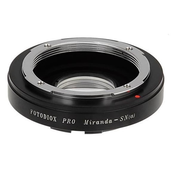 Fotodiox MIR-SnyA-Pro Pro Lens Mount Adapter - Miranda SLR Lens To Sony Alpha A-Mount SLR Camera Body