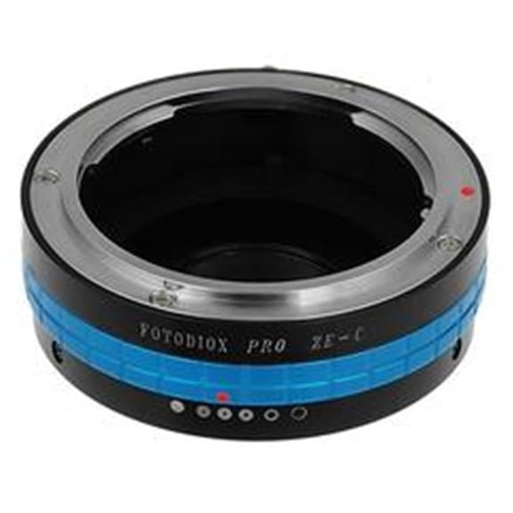 Fotodiox MZE-C-Pro Pro Lens Adapter - Mamiya 35 mm SLR Lens To C-Mount Cine & CCTV Camera Body with Built in Aperture Control Dial