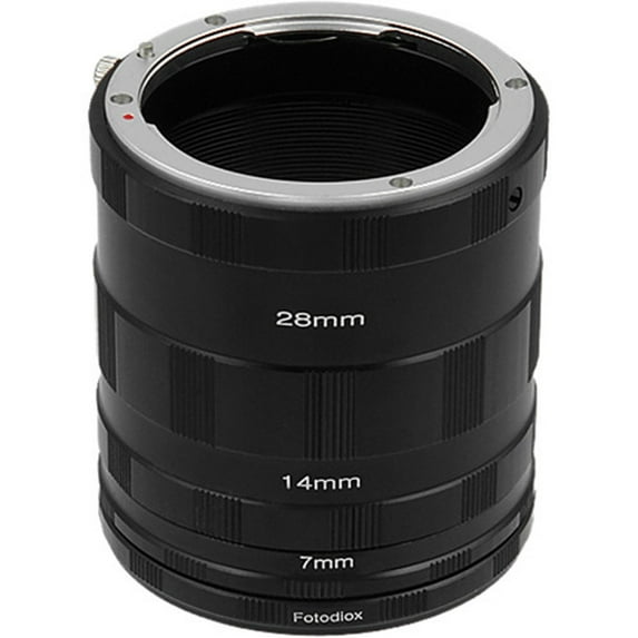 Fotodiox Macro Extension Tube Set for Nikon F Mount SLR Cameras for Extreme Close-up Photography