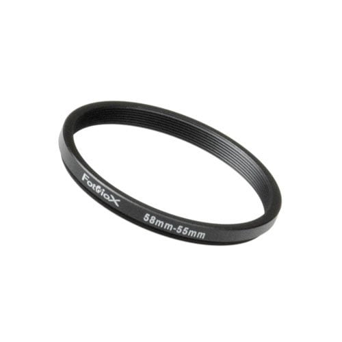 Fotodiox Metal Step Down Ring, Anodized Black Metal
