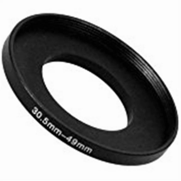 Fotodiox Metal Step Up Ring Filter Adapter, Anodized Black Aluminum 30.5mm-49mm, 30.5-49 mm