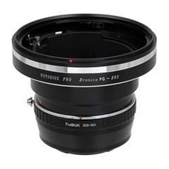 Fotodiox PG-EOS-SnyE-P Pro Lens Mount Adapter - Bronica GS-1 Mount SLR Lens To Sony Alpha E-Mount Mirrorless Camera Body