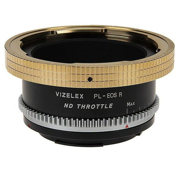 Fotodiox PL-EOSR-NDThrtl-Cine Throttle Lens Mount Adapter for Mount Lens to Canon Camera Body